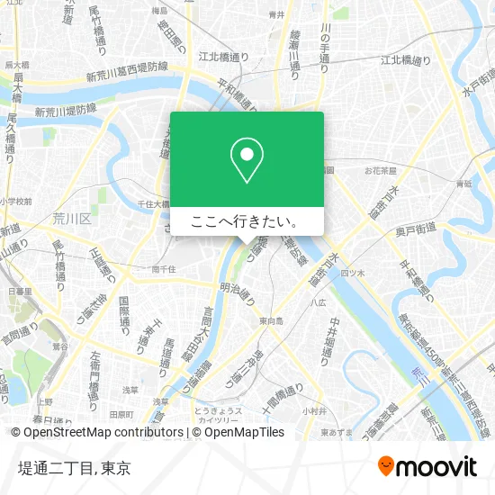 堤通二丁目地図