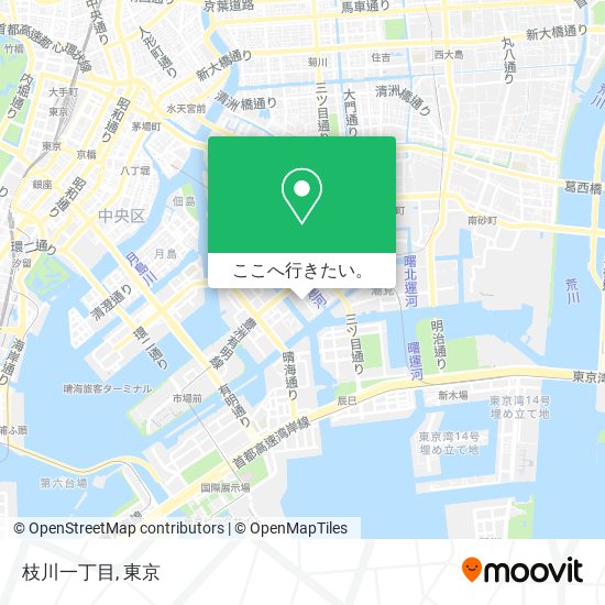 枝川一丁目地図