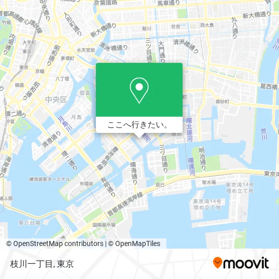 枝川一丁目地図