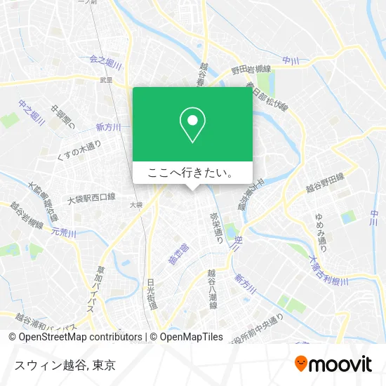 スウィン越谷地図