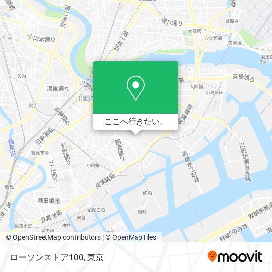 ローソンストア100地図