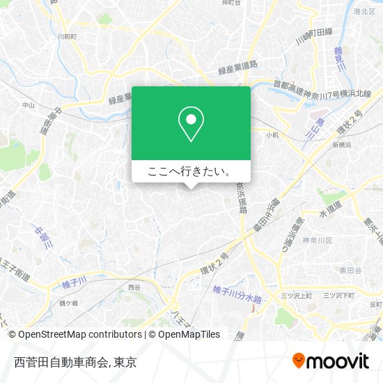 西菅田自動車商会地図
