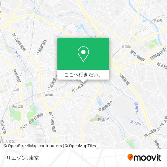 リエゾン地図