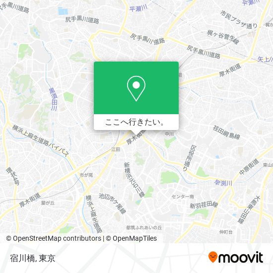 宿川橋地図