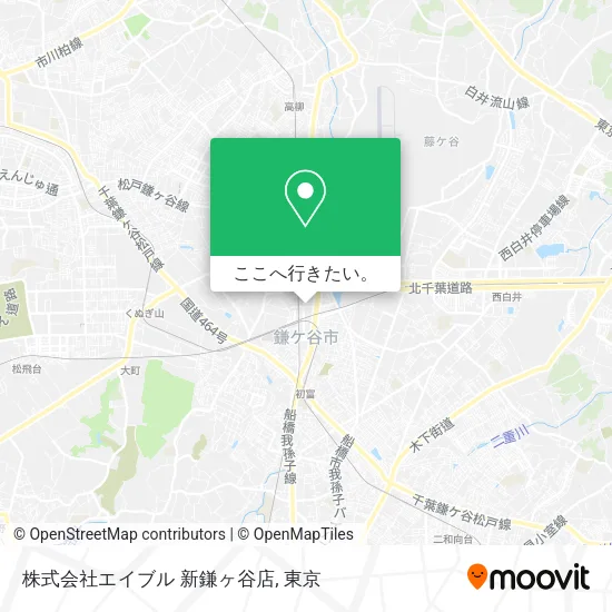 株式会社エイブル 新鎌ヶ谷店地図