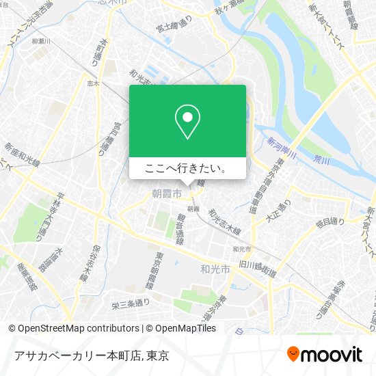 アサカベーカリー本町店地図