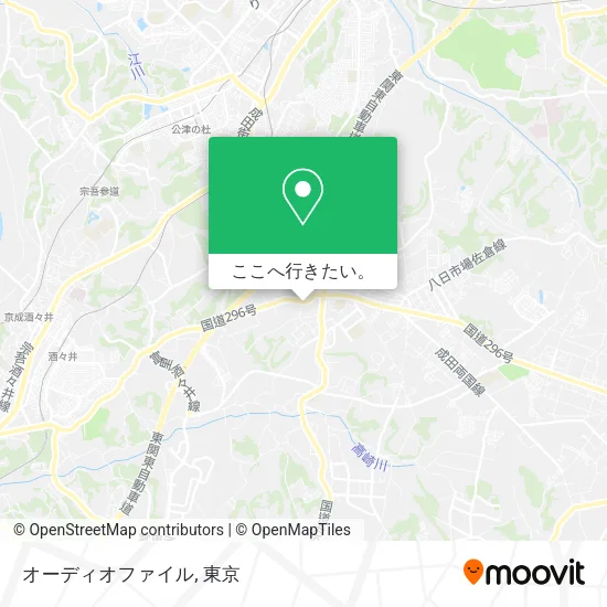 オーディオファイル地図