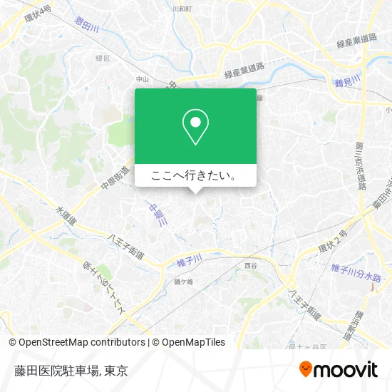 藤田医院駐車場地図