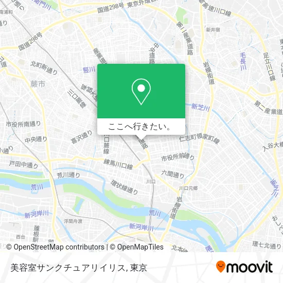 美容室サンクチュアリイリス地図