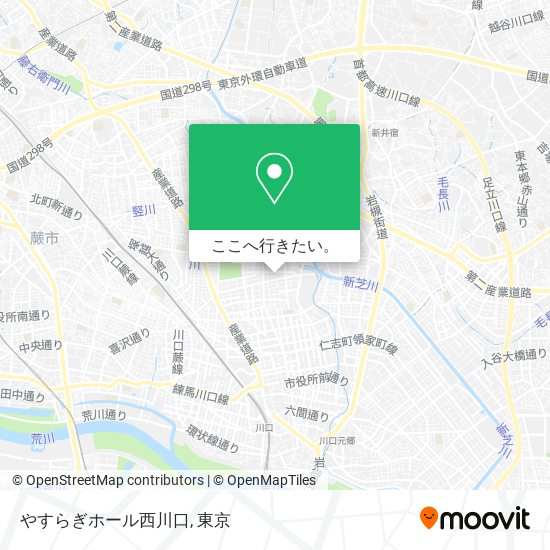 やすらぎホール西川口地図