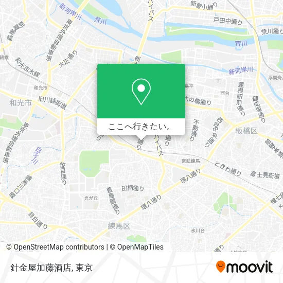 針金屋加藤酒店地図
