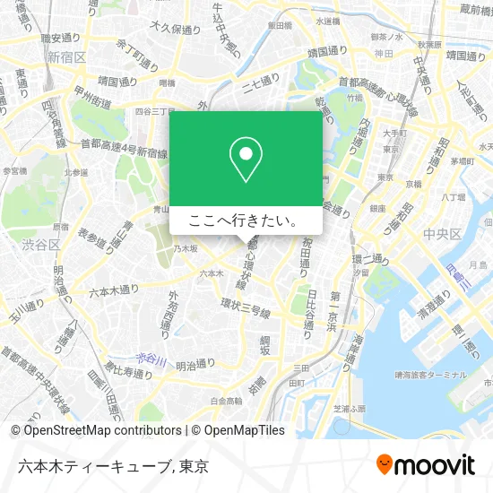 六本木ティーキューブ地図
