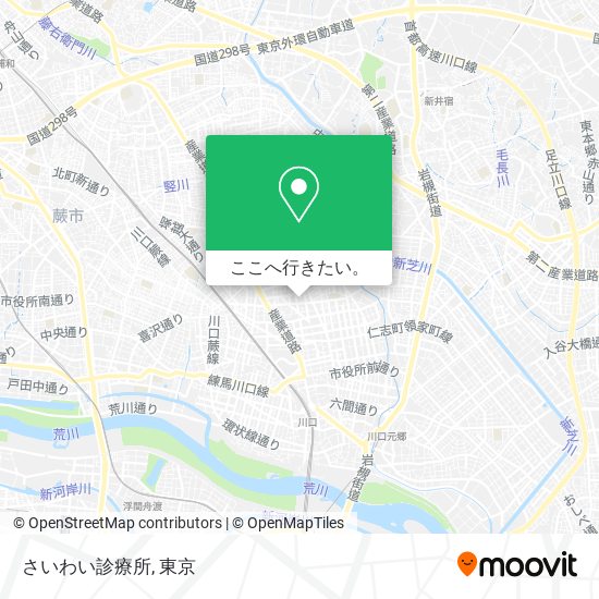 さいわい診療所地図