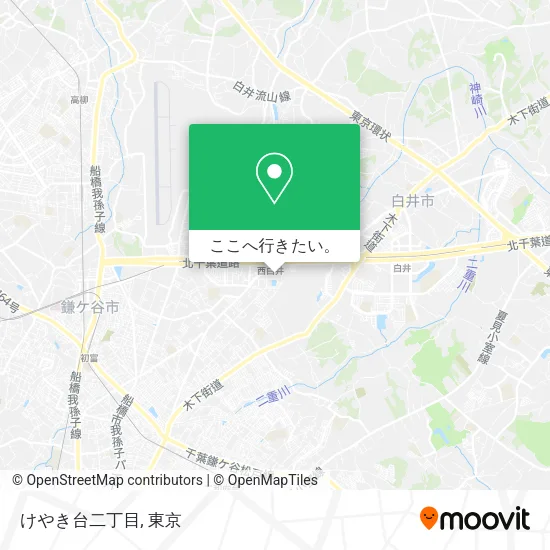 けやき台二丁目地図