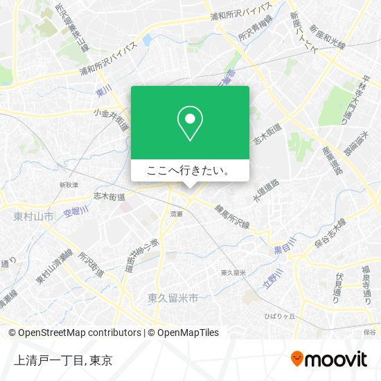 上清戸一丁目地図