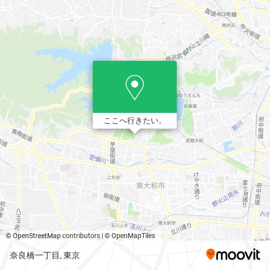 奈良橋一丁目地図
