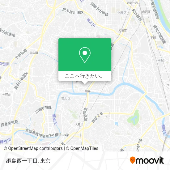 綱島西一丁目地図