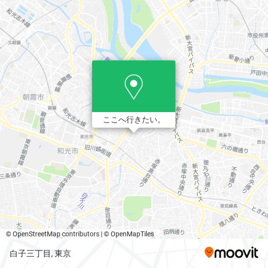 白子三丁目地図