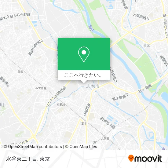 水谷東二丁目地図