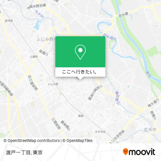 渡戸一丁目地図