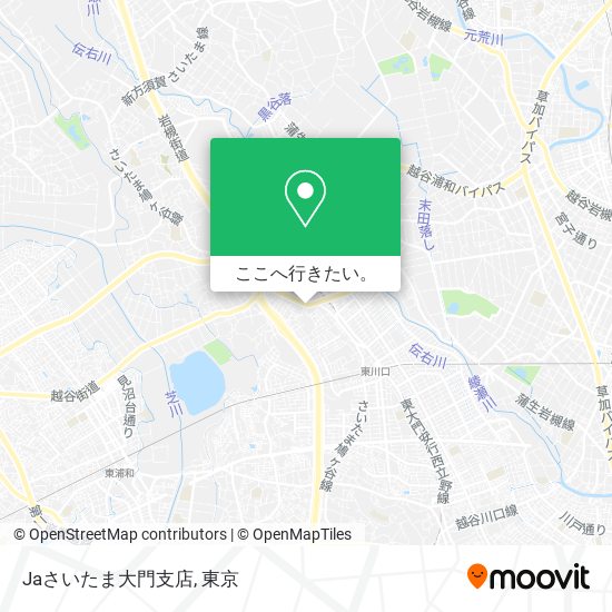 Jaさいたま大門支店地図