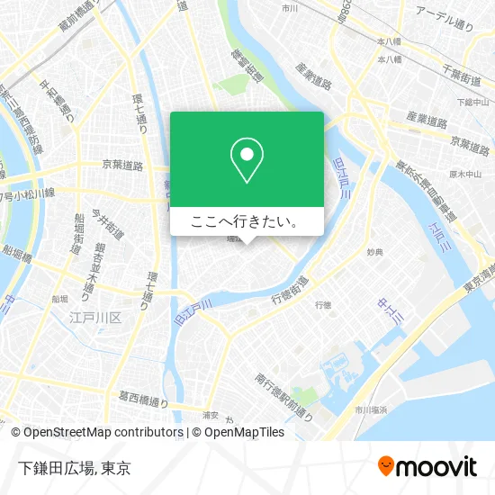 下鎌田広場地図