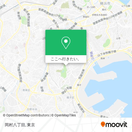 岡村八丁目地図