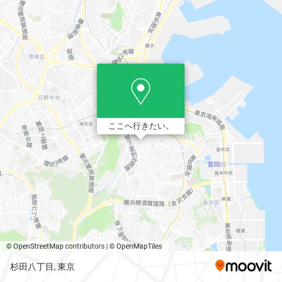 杉田八丁目地図