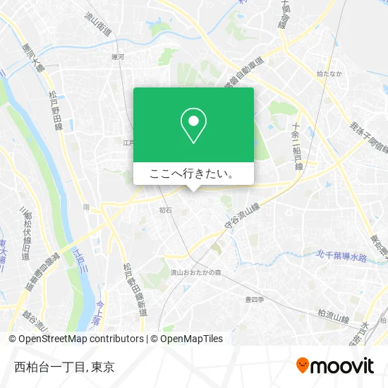 西柏台一丁目地図