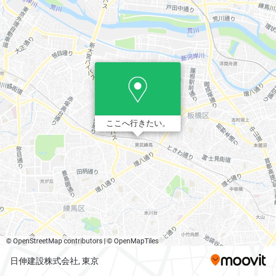 日伸建設株式会社地図