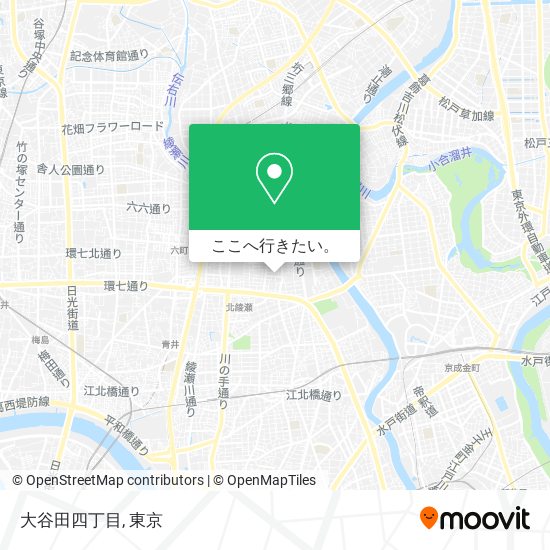 大谷田四丁目地図