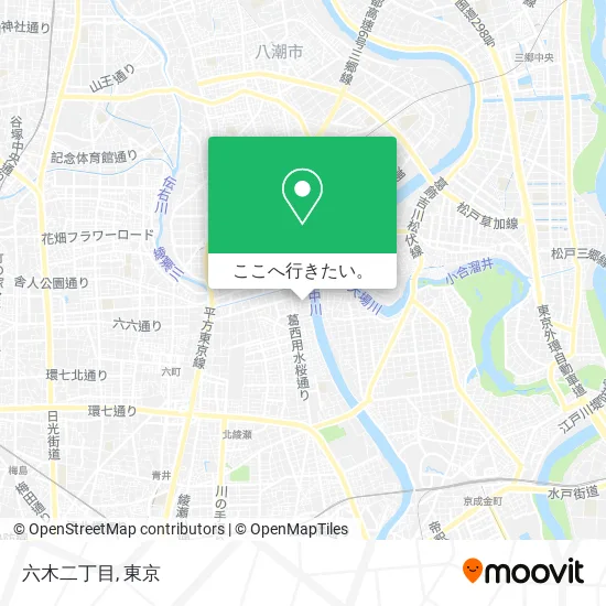 六木二丁目地図