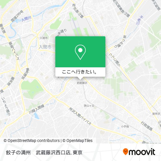 餃子の満州　武蔵藤沢西口店地図