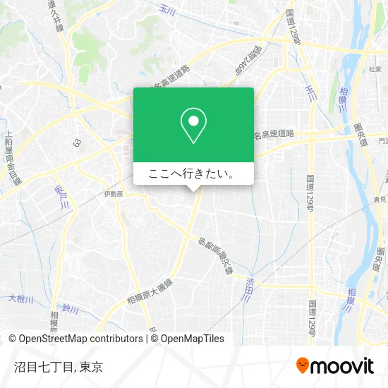 沼目七丁目地図