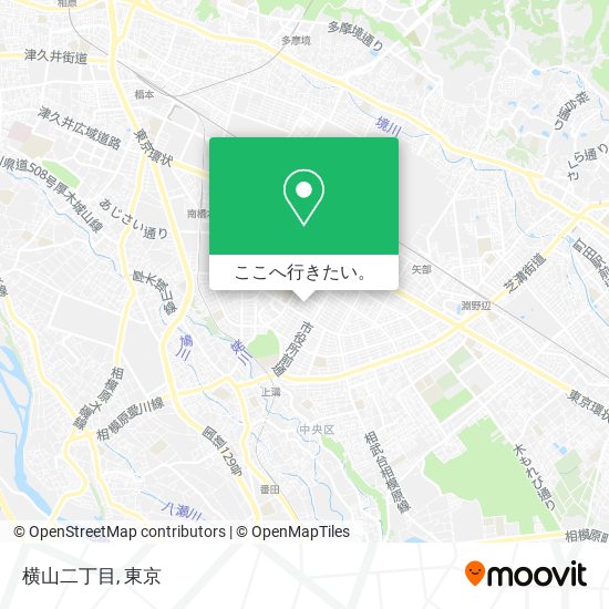 横山二丁目地図