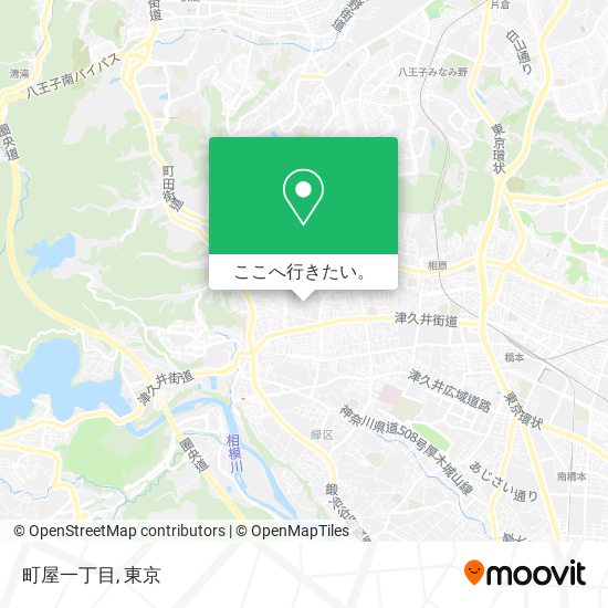 町屋一丁目地図