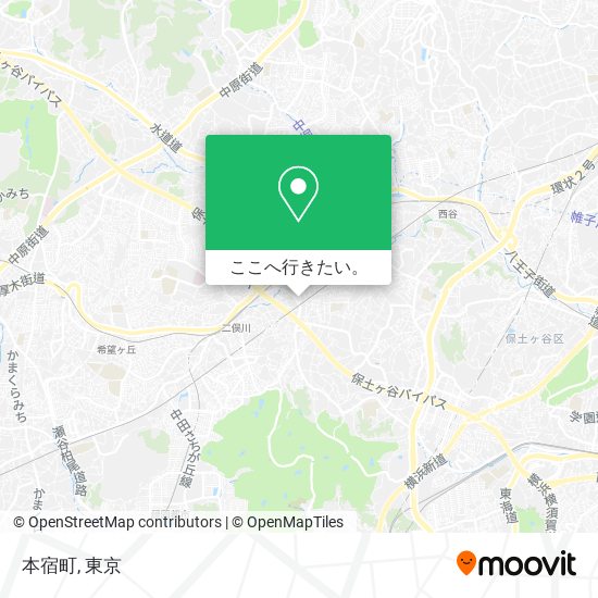 本宿町地図