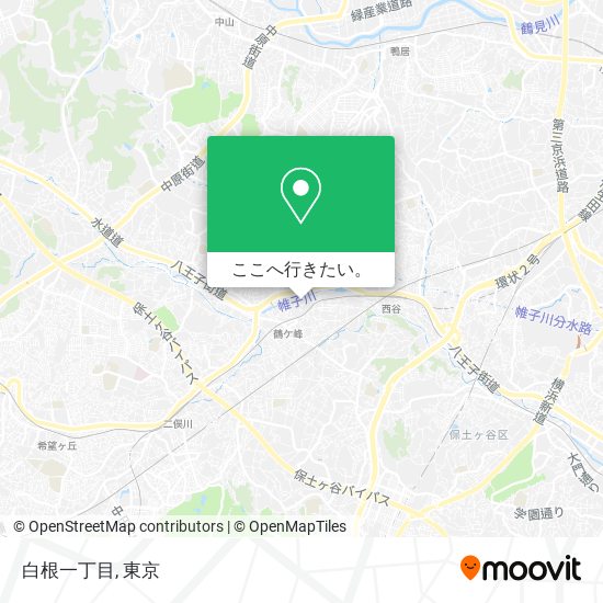 白根一丁目地図