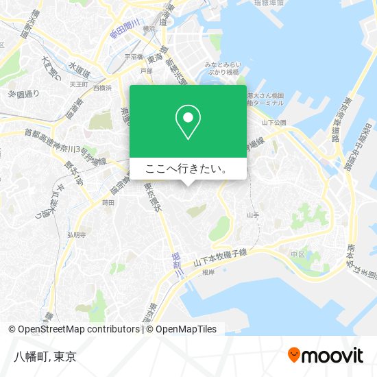 八幡町地図