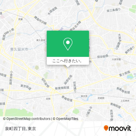 泉町四丁目地図