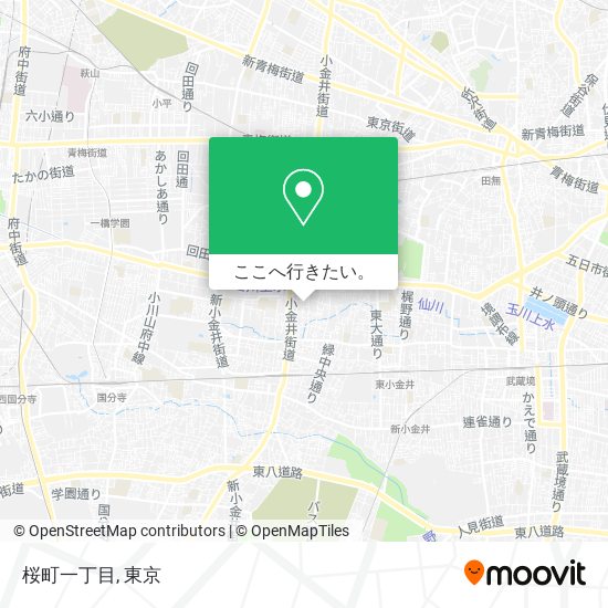 桜町一丁目地図