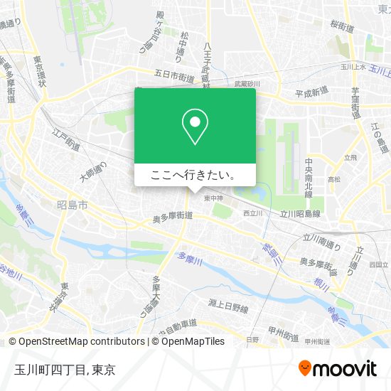 玉川町四丁目地図