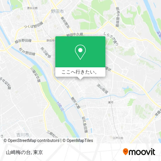 山崎梅の台地図