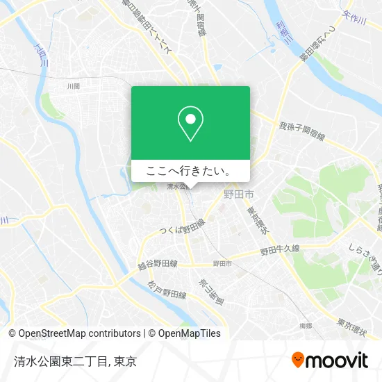 清水公園東二丁目地図