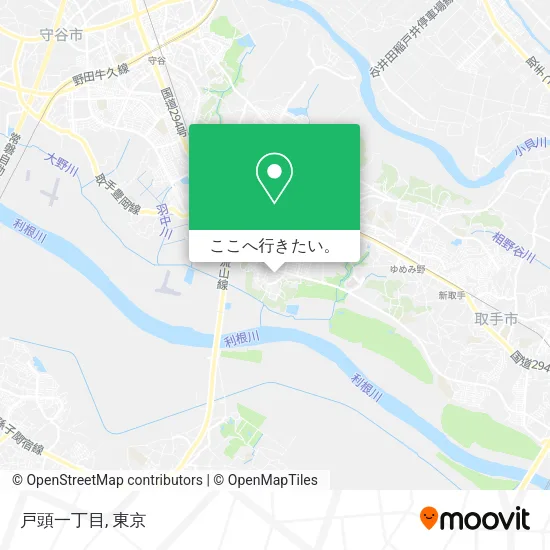 戸頭一丁目地図