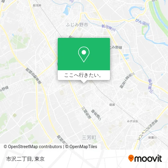 市沢二丁目地図