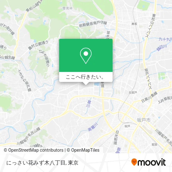 にっさい花みず木八丁目地図