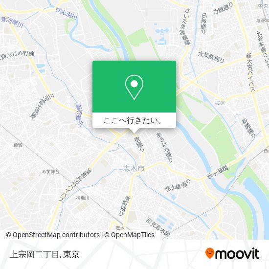 上宗岡二丁目地図