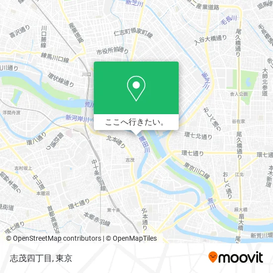 志茂四丁目地図