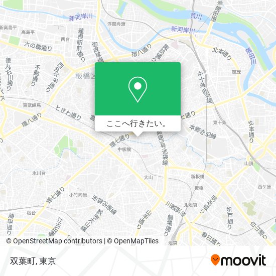 双葉町地図